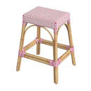 Robias 24.5 in. Seat Height Rectangular Rattan Backless Counter Stool with Footrest by Butler Specialty Company