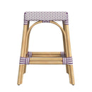 Robias 24.5 in. Seat Height Rectangular Rattan Backless Counter Stool with Footrest by Butler Specialty Company