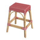Robias 24.5 in. Seat Height Rectangular Rattan Backless Counter Stool with Footrest by Butler Specialty Company
