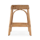 Robias 24.5 in. Seat Height Rectangular Rattan and Water Hyacinth Counter Stool by Butler Specialty Company