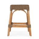Robias 24.5 in. Seat Height Rectangular Rattan and Mendong Grass Counter Stool by Butler Specialty Company