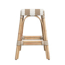 Robias 24.5 in. Seat Height Rectangular Rattan Backless Counter Stool with Footrest by Butler Specialty Company