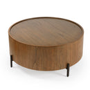 Tori 40 in. W Round Wood Modern Coffee Table by Butler Specialty Company