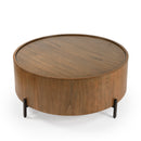 Tori 40 in. W Round Wood Modern Coffee Table by Butler Specialty Company
