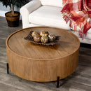 Tori 40 in. W Round Wood Modern Coffee Table by Butler Specialty Company