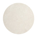 Danielle 24 in. W Round Marble and Wood Pedestal Side Table by Butler Specialty Company