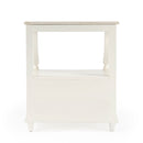 Mabel 24 in. W Rectangular Marble and Wood 1 Drawer Nightstand with Top Open Shelf by Butler Specialty Company