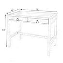 Lark 40 in. W Rectangular Wood 2 Drawer Writing Desk by Butler Specialty Company