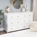 Lark 60 in. W Rectangular Wood 6 Drawer Dresser by Butler Specialty Company
