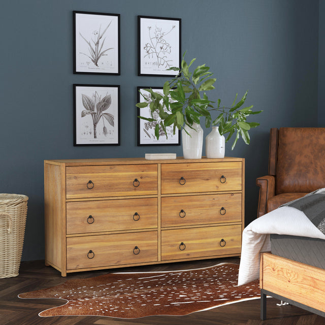 Lark 60 in. W Rectangular Wood 6 Drawer Dresser by Butler Specialty Company