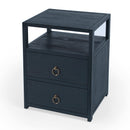 Lark 21 in. W Wood 2 Drawer Nightstand with Open Storage Shelf by Butler Specialty Company