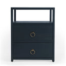 Lark 21 in. W Wood 2 Drawer Nightstand with Open Storage Shelf by Butler Specialty Company