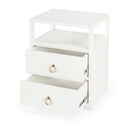 Lark 21 in. W Wood 2 Drawer Nightstand with Open Storage Shelf by Butler Specialty Company
