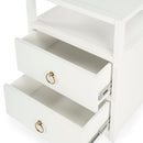 Lark 21 in. W Wood 2 Drawer Nightstand with Open Storage Shelf by Butler Specialty Company