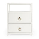 Lark 21 in. W Wood 2 Drawer Nightstand with Open Storage Shelf by Butler Specialty Company