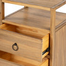 Lark 21 in. W Wood 2 Drawer Nightstand with Open Storage Shelf by Butler Specialty Company