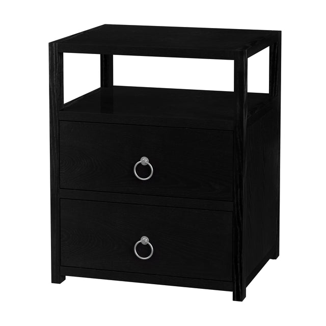 Lark 21 in. W Wood 2 Drawer Nightstand with Open Storage Shelf by Butler Specialty Company