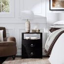 Lark 21 in. W Wood 2 Drawer Nightstand with Open Storage Shelf by Butler Specialty Company