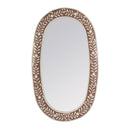 Trubadur 40"W x 24"H Oval Bone Inlay Horizonal or Vertical Decorative Wall Mirror by Butler Specialty Company