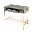 Perilla  36 in. W Rectangular Bone Inlay 1 Drawer Traditional Writing Desk by Butler Specialty Company