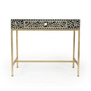 Perilla  36 in. W Rectangular Bone Inlay 1 Drawer Traditional Writing Desk by Butler Specialty Company