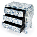 Trubadur 32 in. W Rectangular Bone Inlay 3 Drawer Traditional Accent Chest by Butler Specialty Company