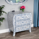 Trubadur 32 in. W Rectangular Bone Inlay 3 Drawer Traditional Accent Chest by Butler Specialty Company