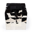 Victorian Hair on Hide Cube Ottoman by Butler Specialty Company