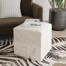 Victorian Hair on Hide with Silver Spots Cube Ottoman by Butler Specialty Company