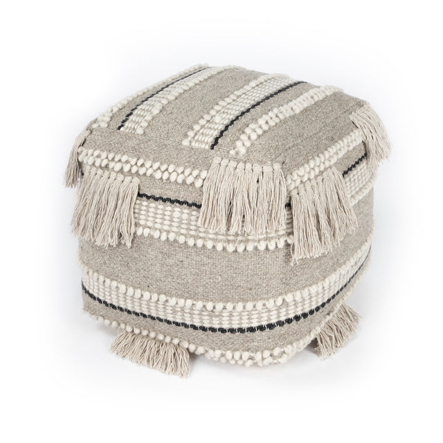 Realisa 16 in. W Square Wooven Pouffe by Butler Specialty Company