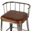 Coriander Iron and Leather 25" Counter Stool by Butler Specialty Company