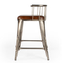Coriander Iron and Leather 25" Counter Stool by Butler Specialty Company