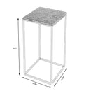 Lacrossa 11.75 in. W Square Metal End Table by Butler Specialty Company