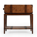 Vasco 24 in. W Rectangular Old World Map 1 Drawer Side Table with Lower Open Shelf by Butler Specialty Company