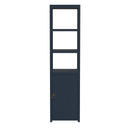 Lark 18"W x 70"H 3 Tier 1 Door Narrow Etagere Bookcase by Butler Specialty Company