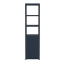 Lark 18"W x 70"H 3 Tier 1 Door Narrow Etagere Bookcase by Butler Specialty Company