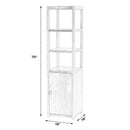 Lark 18"W x 70"H 3 Tier 1 Door Narrow Etagere Bookcase by Butler Specialty Company