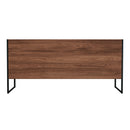 Drake 64 in. W Rectangular Iron and Wood 6 Drawer Executive Desk by Butler Specialty Company