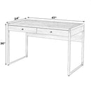 Drake 47 in. W Rectangular Iron and Wood 2 Drawer Writing Desk by Butler Specialty Company