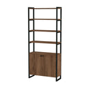 Drake 73" Two Door Walnut Bookcase Etagere by Butler Specialty Company