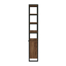 Drake 73" Two Door Walnut Bookcase Etagere by Butler Specialty Company