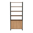 Drake 73" Two Door Walnut Bookcase Etagere by Butler Specialty Company