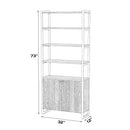 Drake 73" Two Door Walnut Bookcase Etagere by Butler Specialty Company