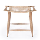 Tristan 24.75 in. Seat Height Wood and Woven Cane Backless Counter Stool by Butler Specialty Company