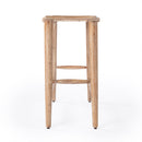 Tristan 24.75 in. Seat Height Wood and Woven Cane Backless Counter Stool by Butler Specialty Company