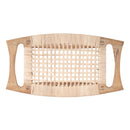 Tristan 24.75 in. Seat Height Wood and Woven Cane Backless Counter Stool by Butler Specialty Company