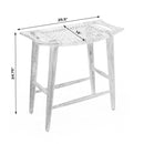 Tristan 24.75 in. Seat Height Wood and Woven Cane Backless Counter Stool by Butler Specialty Company