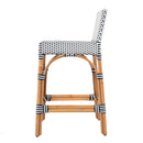Serienna 24.5 in. Seat Height Rectangular  Rattan Low Back Counter Stool by Butler Specialty Company