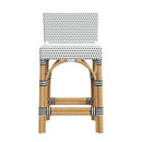 Serienna 24.5 in. Seat Height Rectangular  Rattan Low Back Counter Stool by Butler Specialty Company