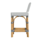 Serienna 24.5 in. Seat Height Rectangular  Rattan Low Back Counter Stool by Butler Specialty Company